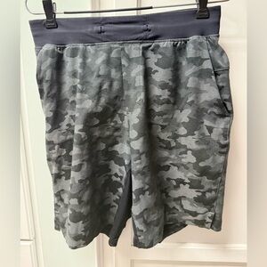 Lululemon Athletica Gray Athletic Shorts Urban Camo
